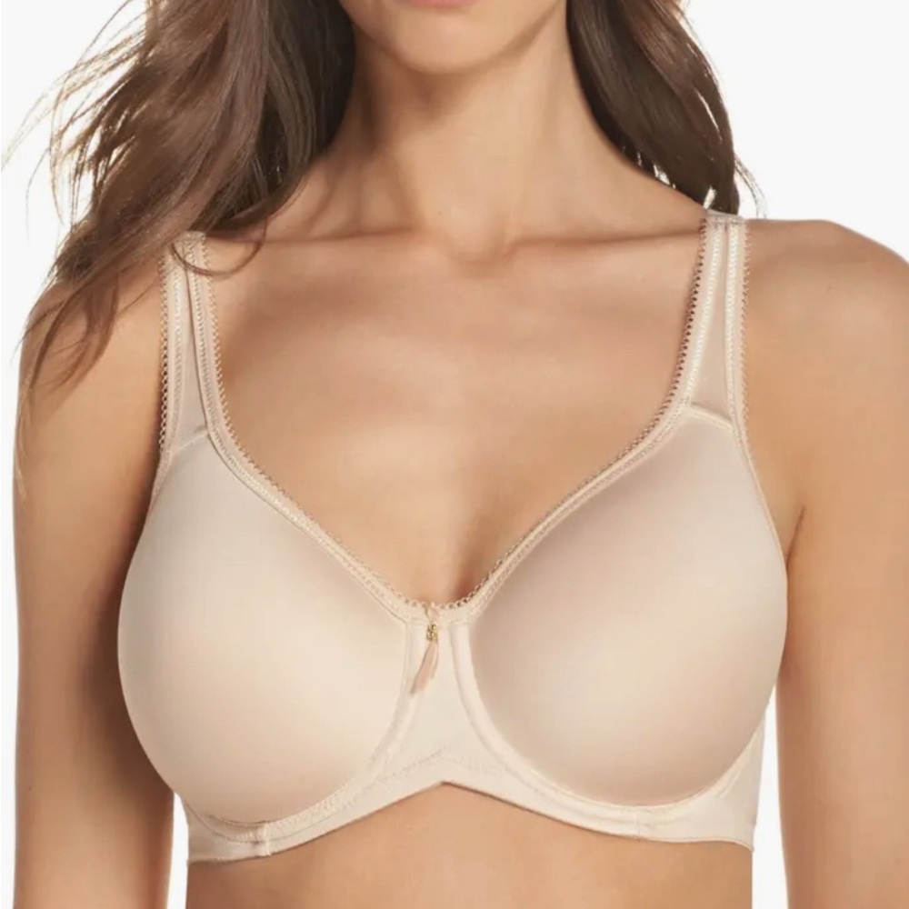 WACOAL Basic Beauty Spacer Underwire T-Shirt Bra Sz 32DDD in Naturally Nude NWOT